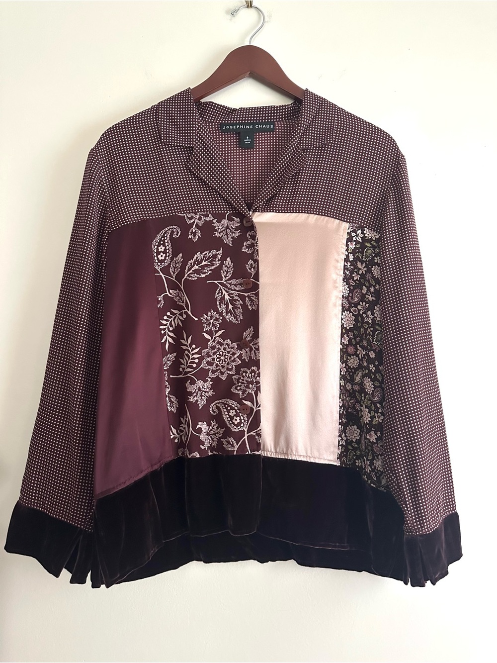 Josephine Chaus Silk/Rayon Blend Multimodal Shirt